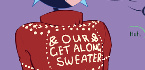 Thumbnail for a doodle of Vega in an Xmas themed sweater