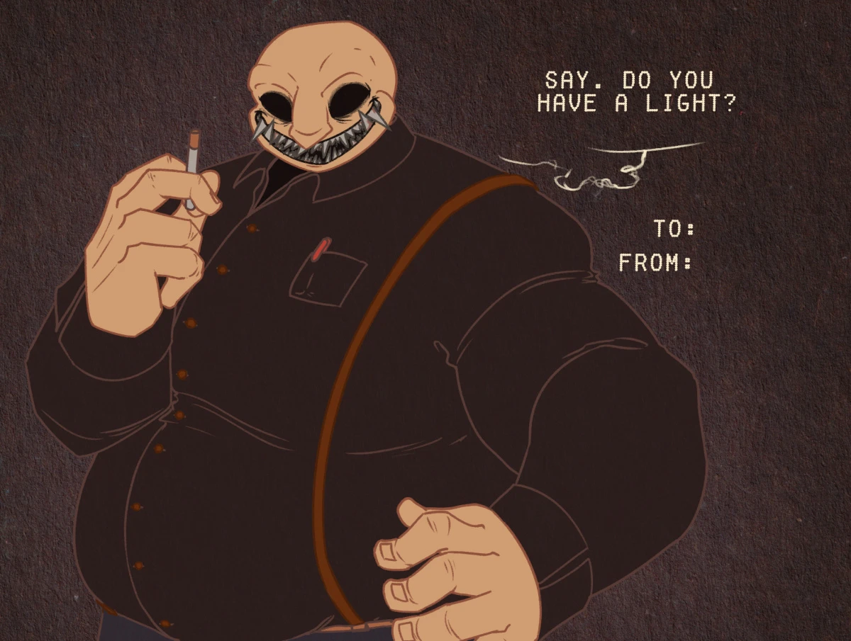Ditto, he says: 'Say. Do you have a light?'