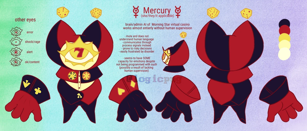 Mercury's visual reference guide